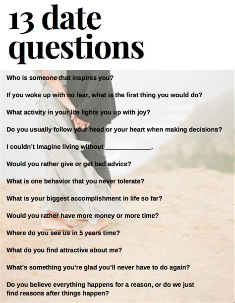 20 questions to ask someone your dating